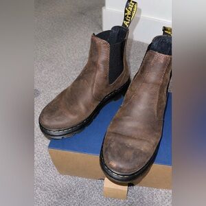 Dr. Martens Dark Brown Crazy Horse Boots